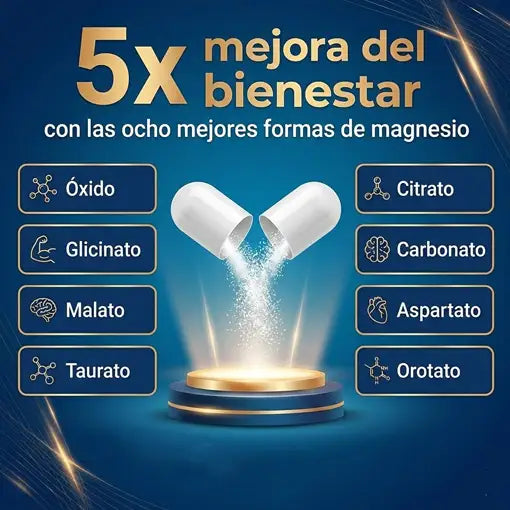 Magnesio Complex 🔥🙌💪🤸♀️ Energía y equilibrio para tu cuerpo