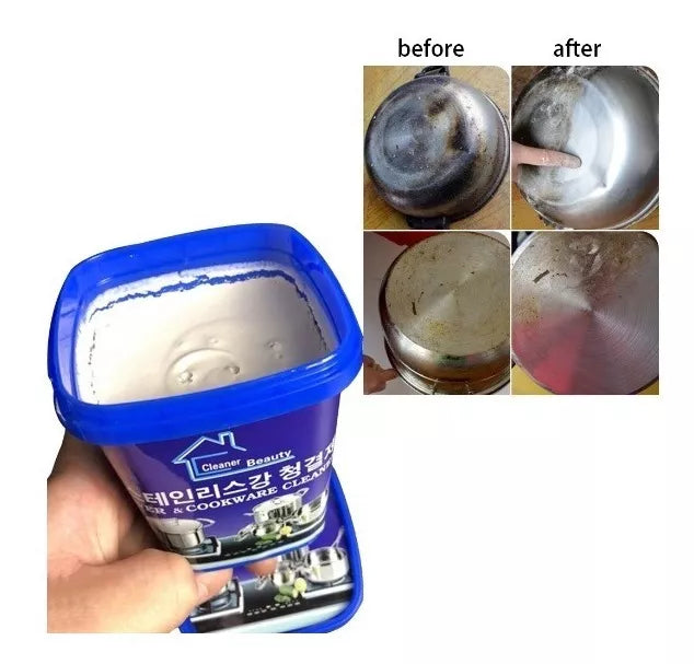 🧴Crema Limpiadora de Ollas🍵 ¡Utiliza esta crema limpiadora y deja todo SUPER RELUCIENTE!