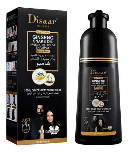 🧴Shampoo cubre canas ¡Cambia el color en poco tiempo!🧓