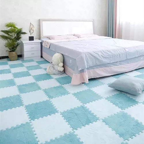 ALFOMBRA ROMPECABEZAS DE FELPA 🤩😱 ¡Cada paquete trae 24 piezas!