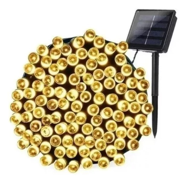 LUCES SOLARES NAVIDEÑAS 🎄✨️🎅 ¡Ilumina tu Navidad con 10 metros de magia!