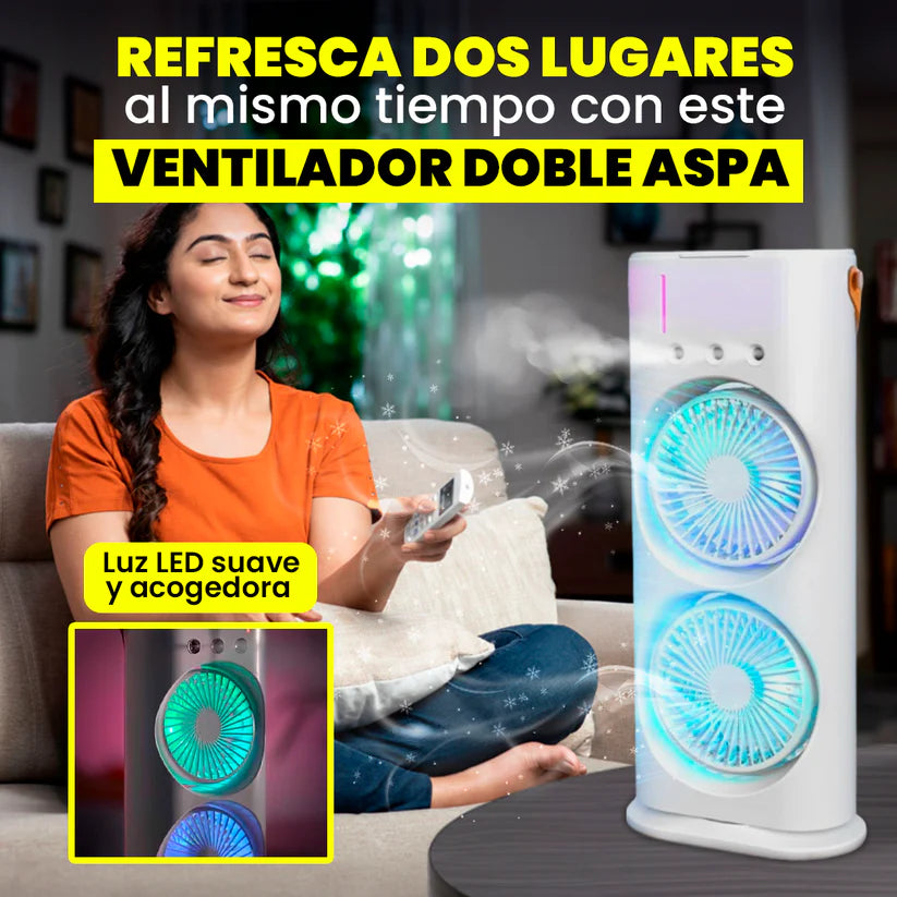 🤩VENTILADOR DOBLE ASPA❄️