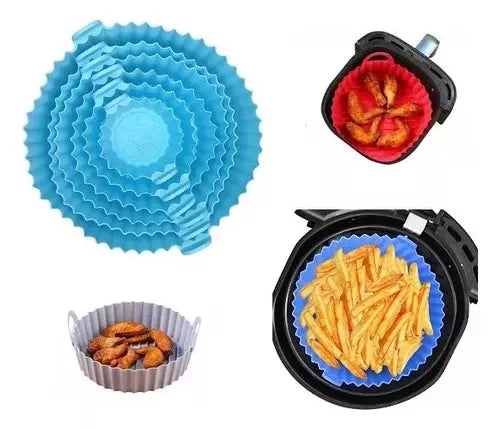 Olla Silicona Para AirFryer 🧑🍳¡COCINA EN TÚ AIR FRYER SIN HACER UN DESASTRE!🍲