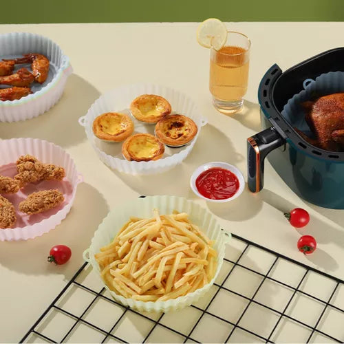 Olla Silicona Para AirFryer 🧑🍳¡COCINA EN TÚ AIR FRYER SIN HACER UN DESASTRE!🍲
