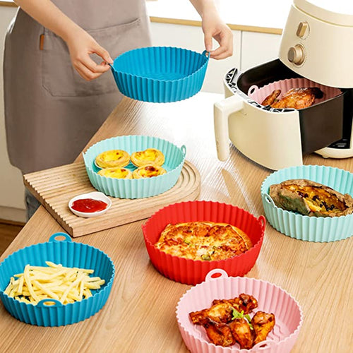 Olla Silicona Para AirFryer 🧑🍳¡COCINA EN TÚ AIR FRYER SIN HACER UN DESASTRE!🍲
