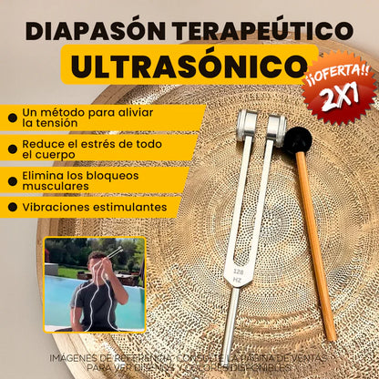 Paga 1 lleva 2 Diapasones terapéuticos con martillo🔊