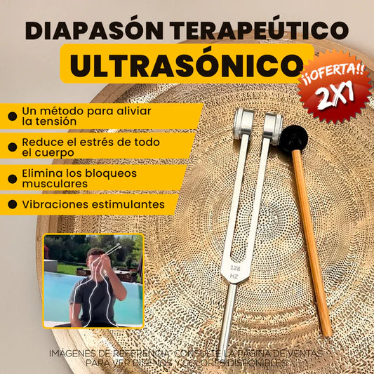 Paga 1 lleva 2 Diapasones terapéuticos con martillo🔊