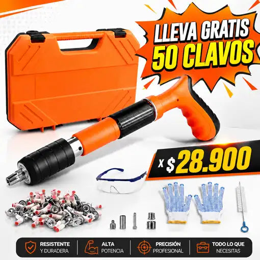 MINI PERCUTOR DE CLAVOS + 50 CLAVOS GRATIS!🎁